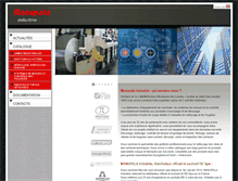 Tablet Screenshot of manupala-industrie.com